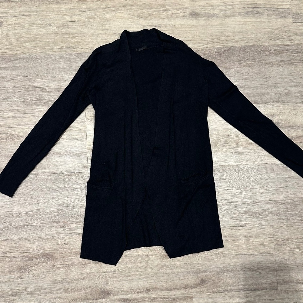 Pinko Black Open Cardigan Sweater